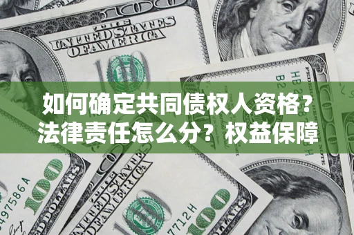 济南如何确定共同债权人资格？法律责任怎么分？权益保障技巧揭秘！