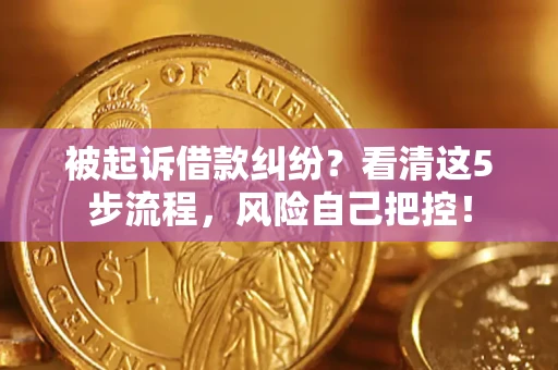 济南被起诉借款纠纷？看清这5步流程，风险自己把控！