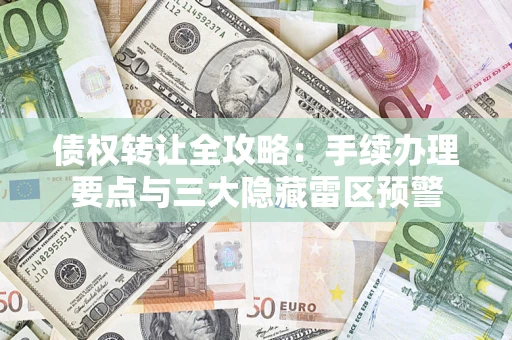 济南债权转让全攻略：手续办理要点与三大隐藏雷区预警