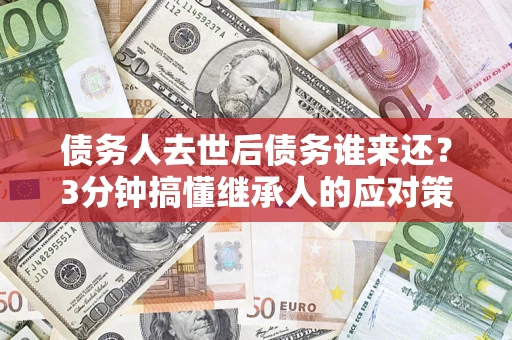 济南债务人去世后债务谁来还？3分钟搞懂继承人的应对策略